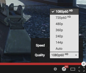 YouTube теперь транслирует видео 60 FPS