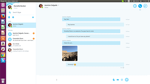 Skype  Linux  