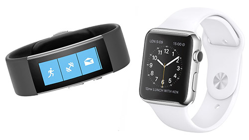  Apple Watch    Microsoft Band 2