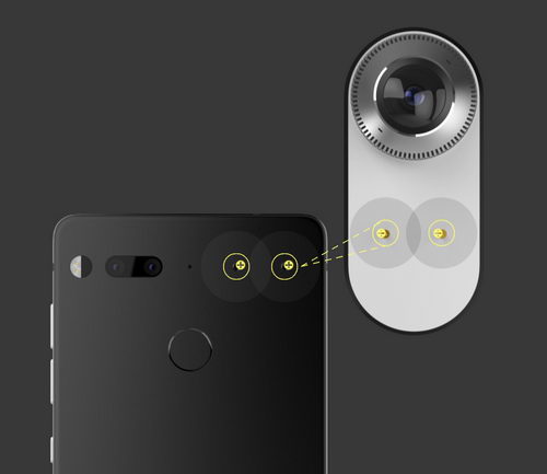 Essentials Phone имеет модульную камеру